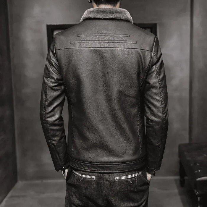 Savern Men’s Leather Jacket