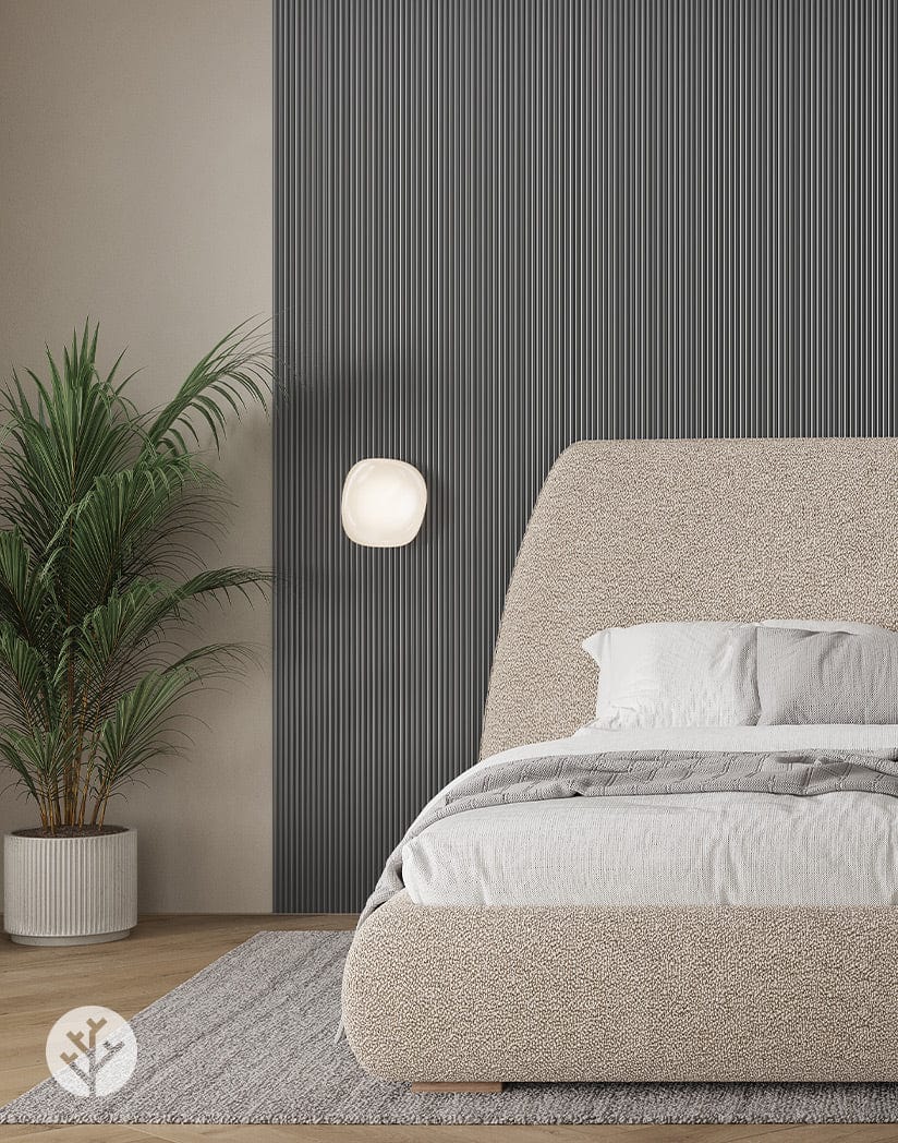 Flutto™ Gray Mini Ridge Flexible Tambour Panels