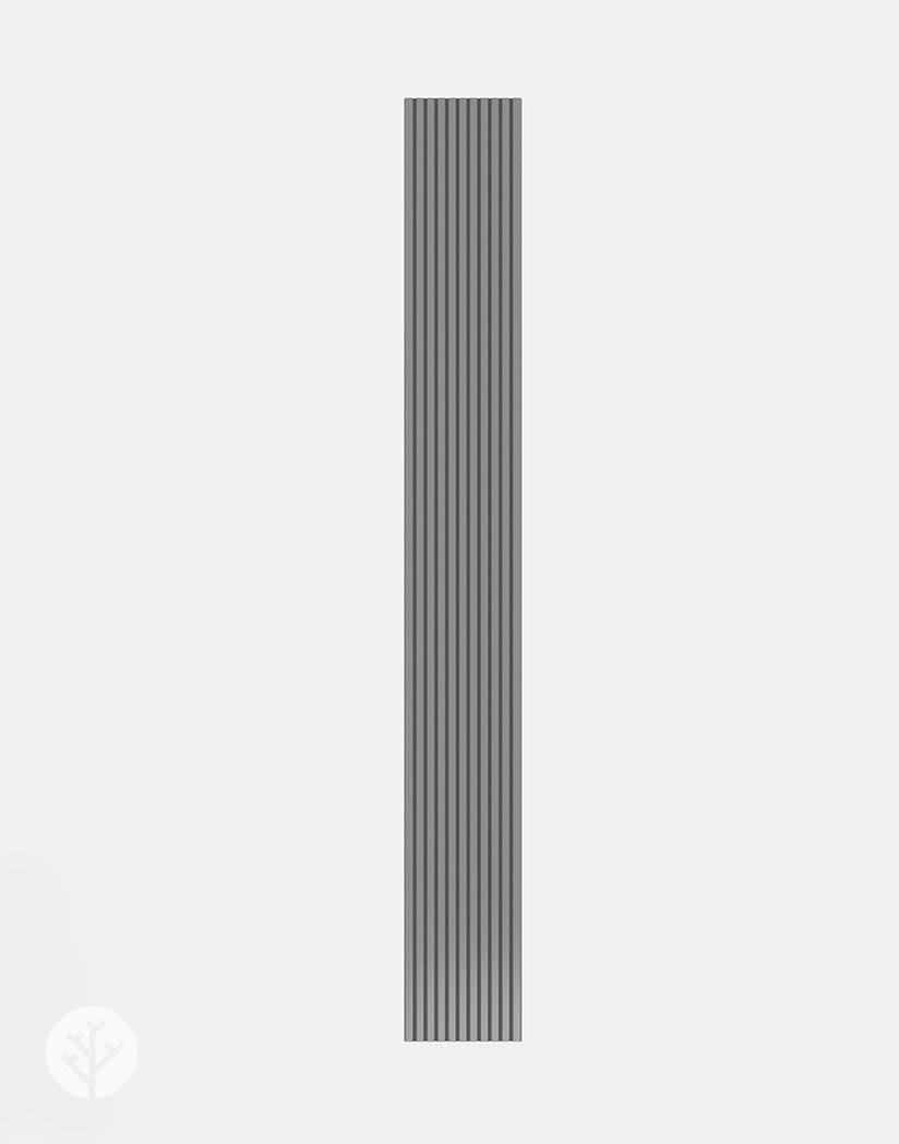 Flutto™ Gray Slat Flexible Tambour Panels