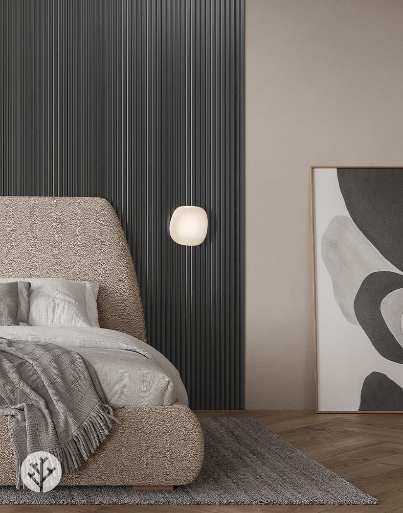 Flutto™ Gray Slat Flexible Tambour Panels