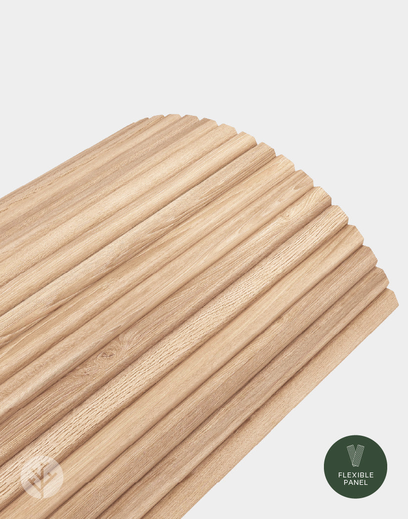 Flutto™ Oak Slat Flexible Tambour Wood Panels