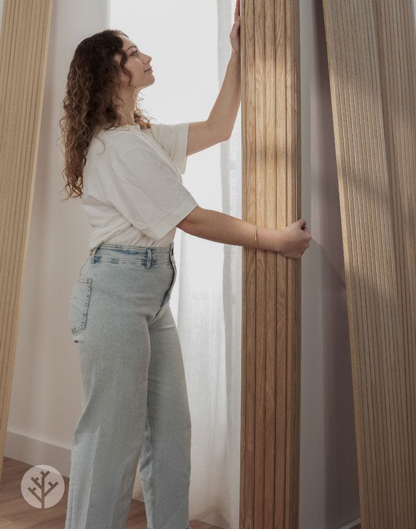 Flutto™ Oak Slat Flexible Tambour Wood Panels