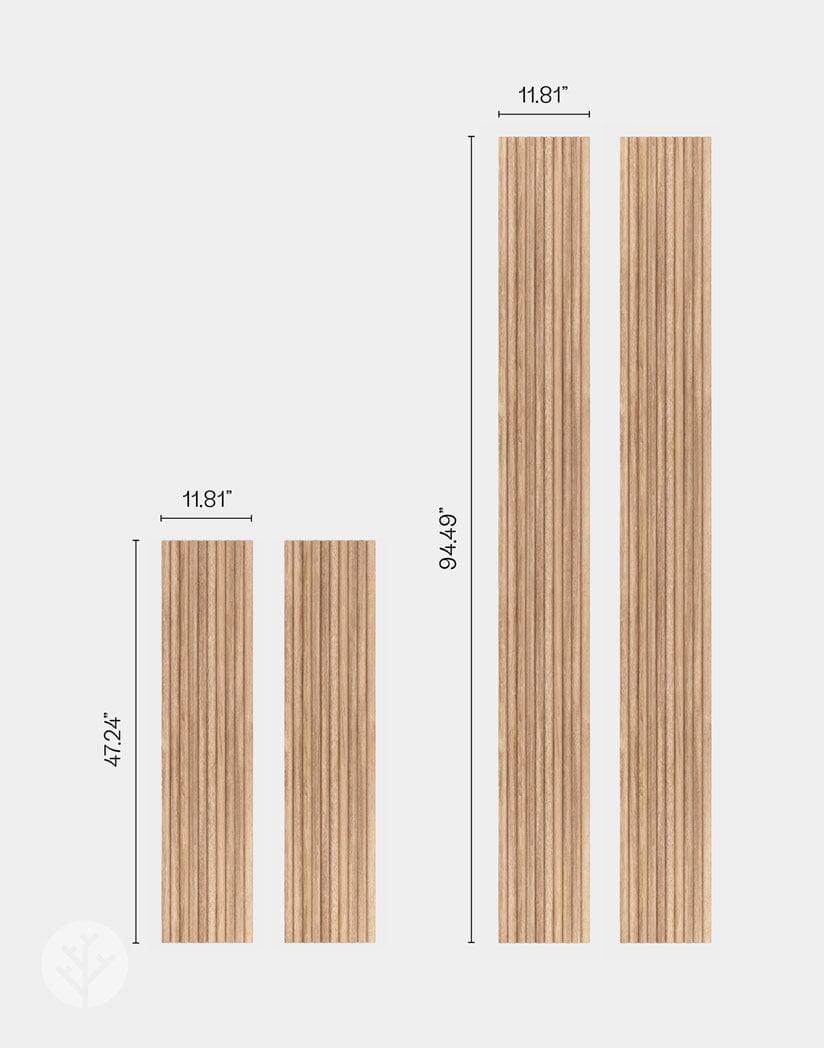 Flutto™ Oak Slat Flexible Tambour Wood Panels