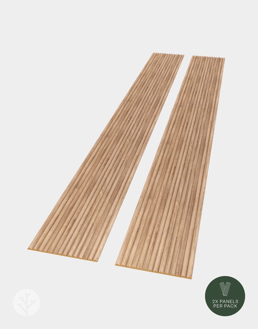 Flutto™ Oak Zigzag Flexible Tambour Wood Panels