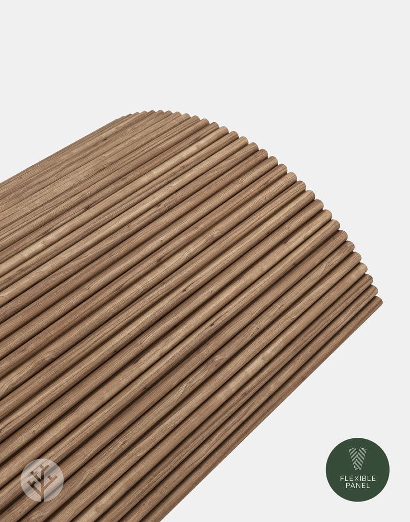 Flutto™ Walnut Mini-Ridge Flexible Tambour Wood Panels