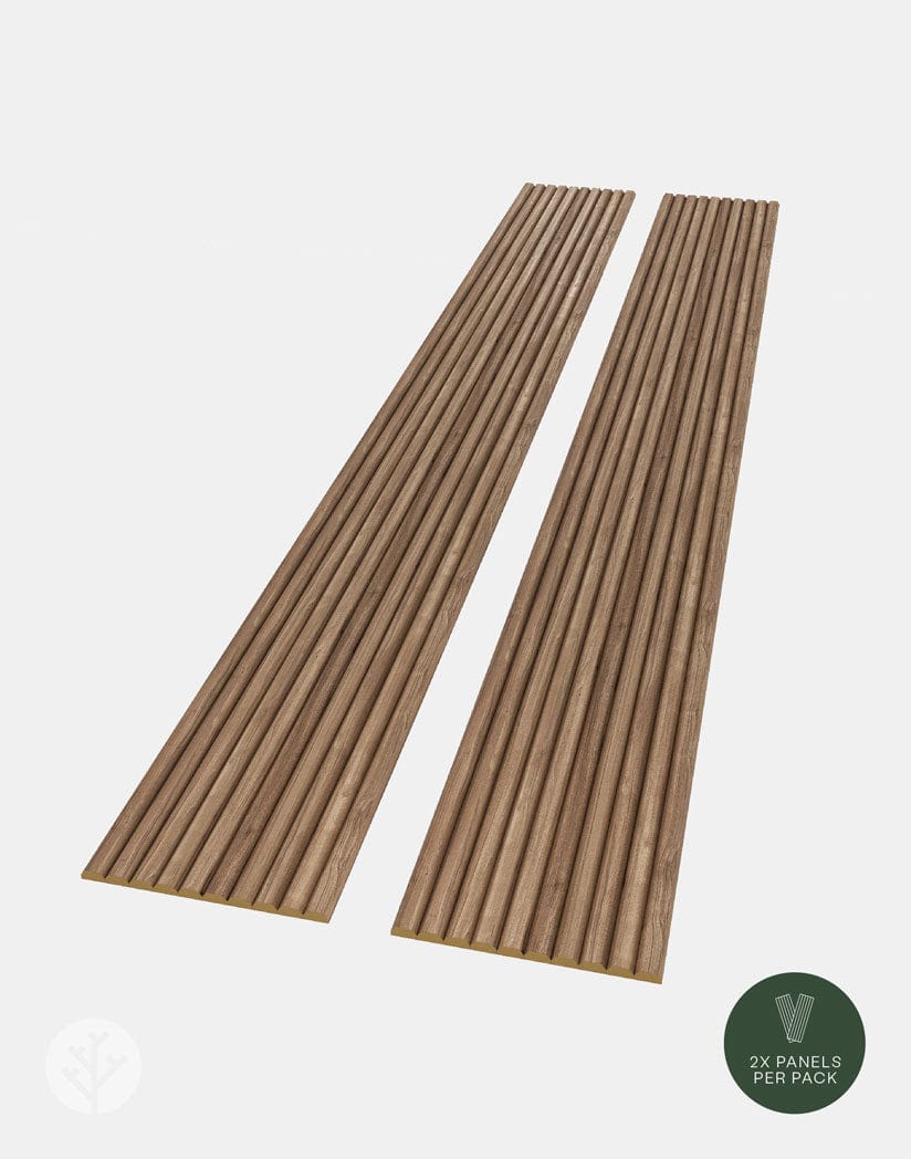 Flutto™ Walnut Slat Flexible Tambour Wood Panels