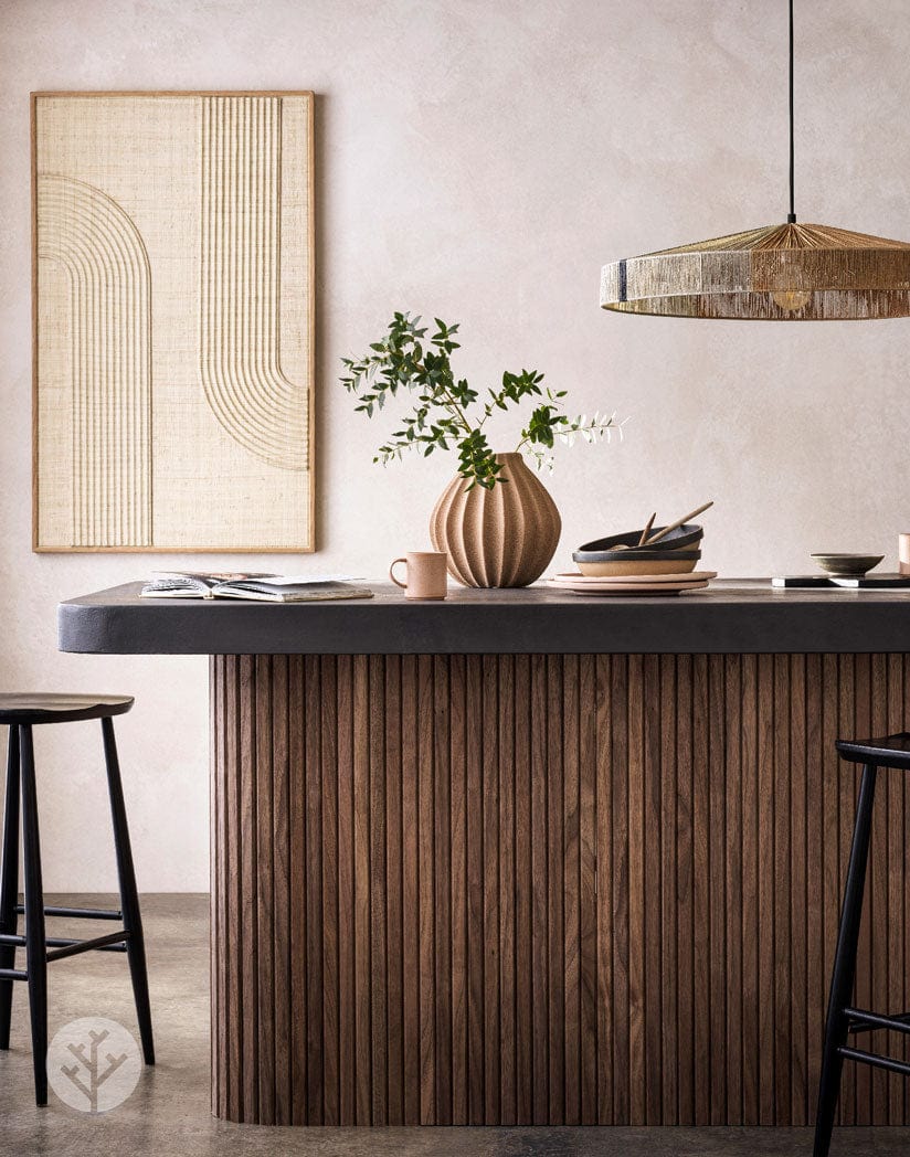 Flutto™ Walnut Slat Flexible Tambour Wood Panels