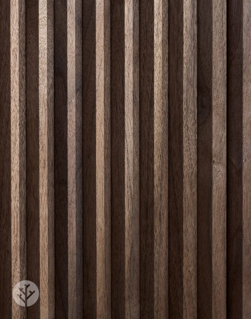 Flutto™ Walnut Zigzag Flexible Tambour Wood Panels