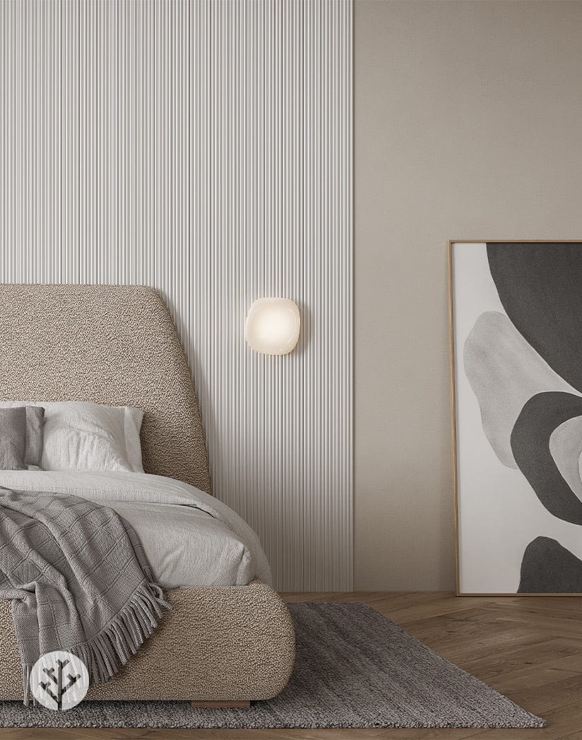 Flutto™ White Mini Ridge Flexible Tambour Panels