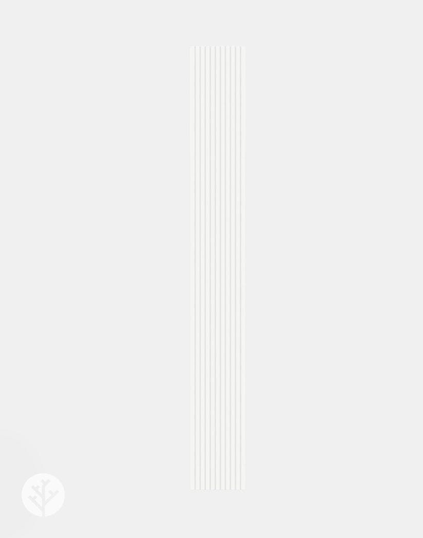 Flutto™ White Slat Flexible Tambour Panels