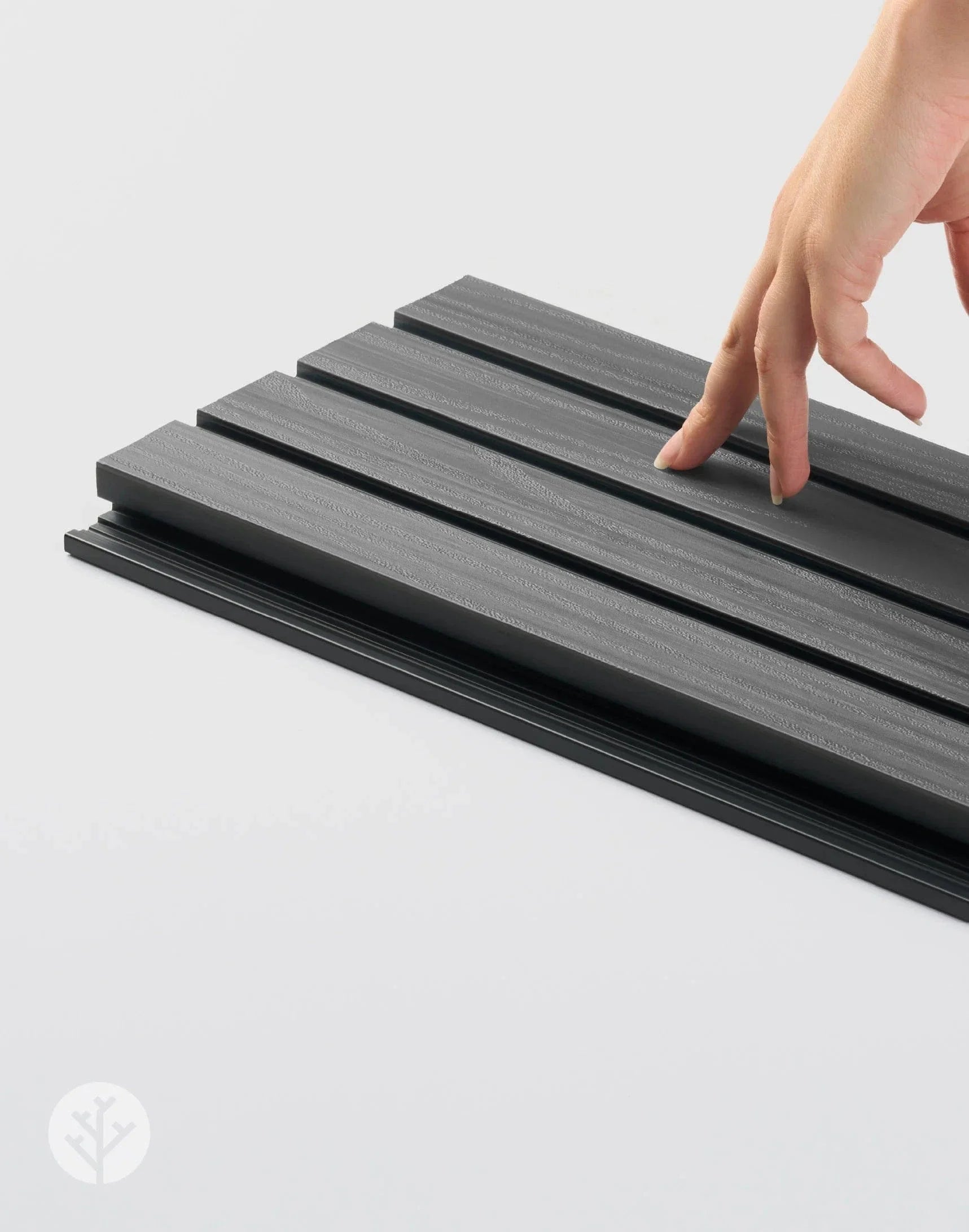 Plaank Gray Exterior Slat Wall Panels