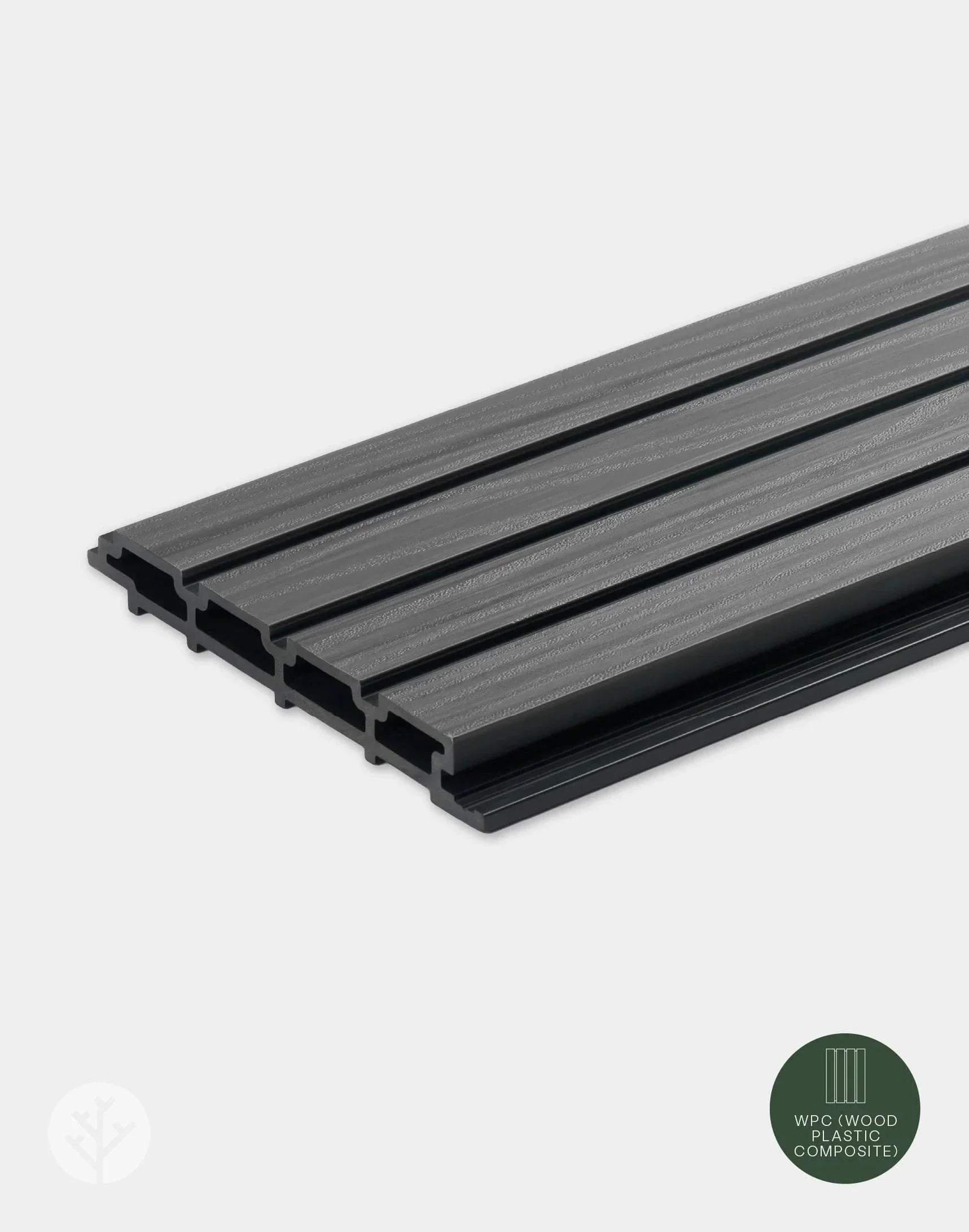 Plaank Gray Exterior Slat Wall Panels