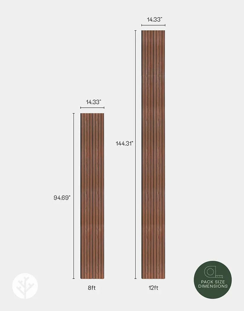 Plaank Oak Exterior Slat Wall Panels