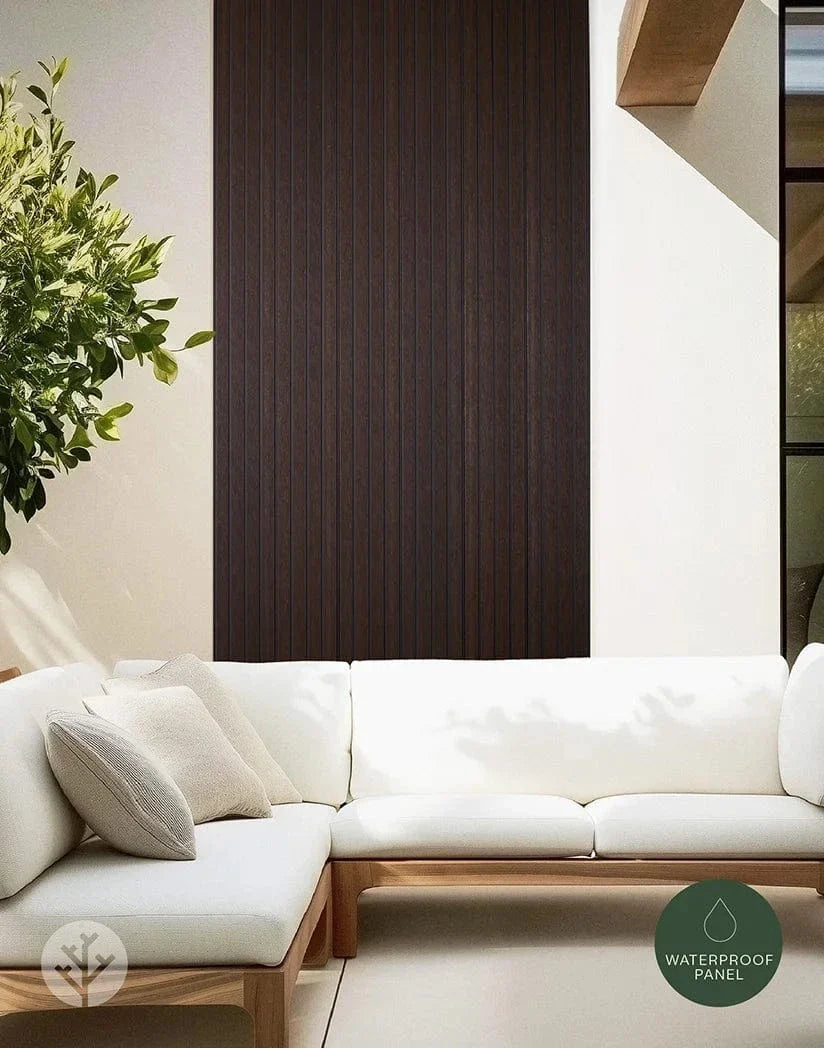 Plaank Walnut Exterior Slat Wall Panels