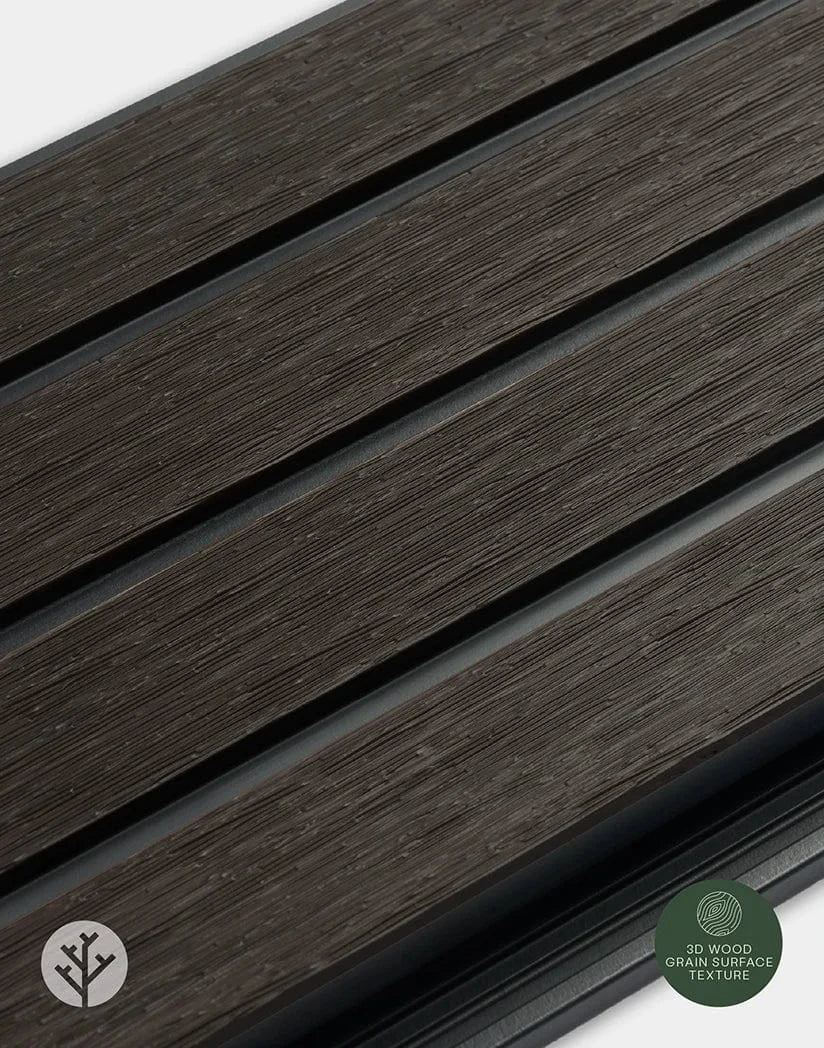 Plaank Walnut Exterior Slat Wall Panels