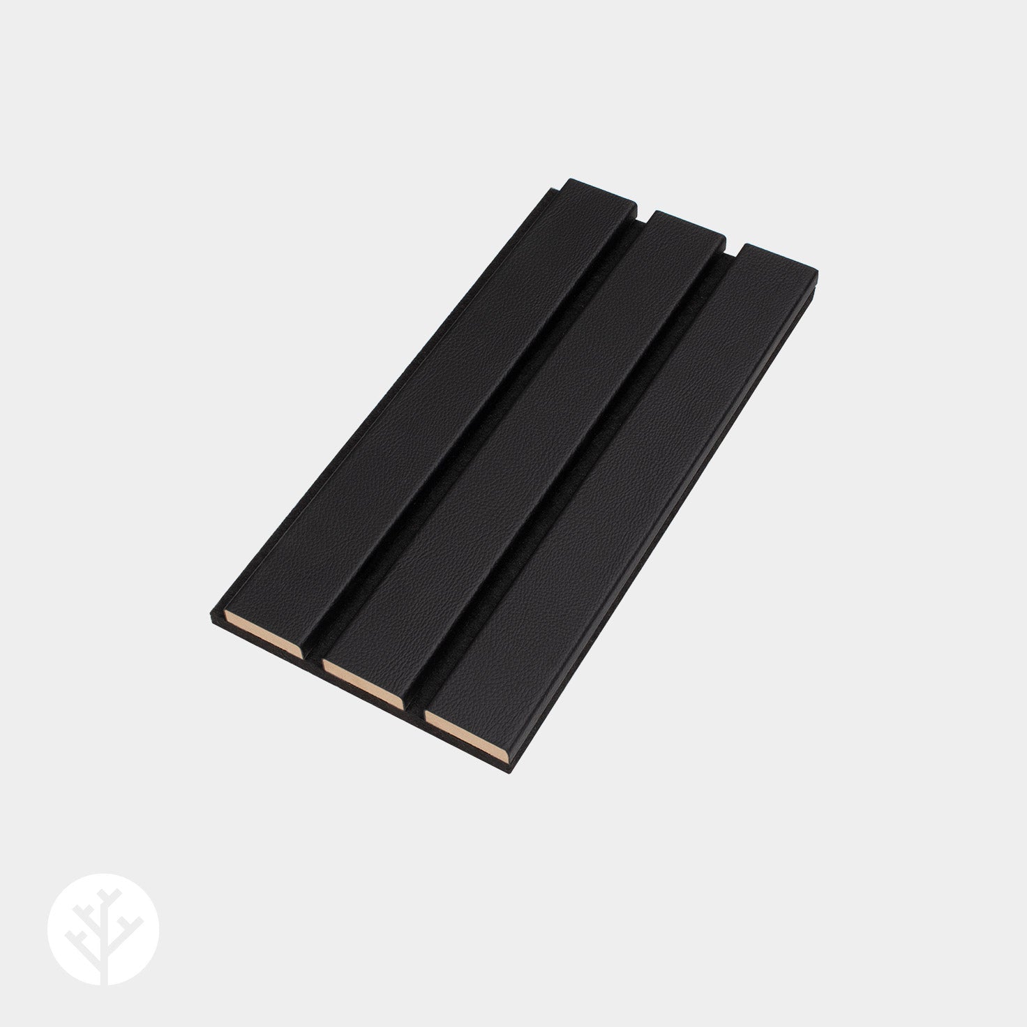 Slatpanel® Luxe Leather Acoustic Wide Slat Wall Panel Samples