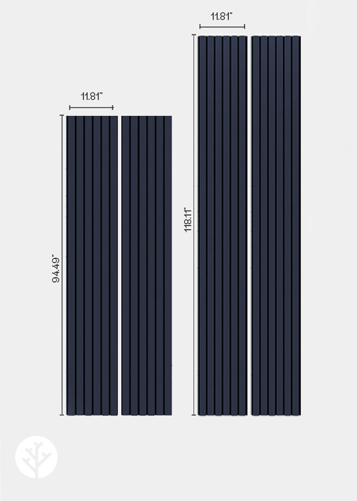 Slatpanel® Luxe Blue Wide Slat Wall Panel