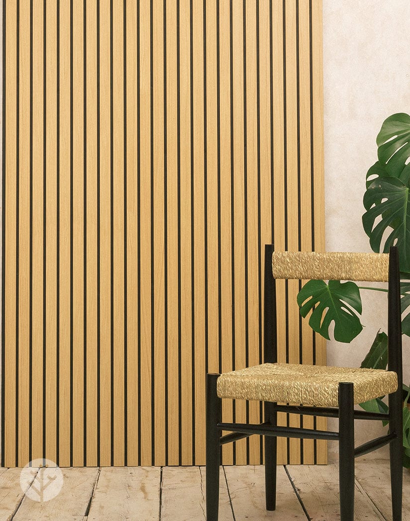 Slatpanel® Oak Luxe Fire-Rated Acoustic Wood Wall Panel