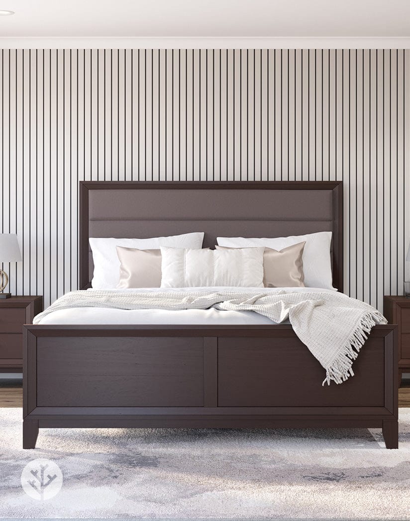 Slatpanel® Luxe Leather White Wide Slat Wood Wall Panel