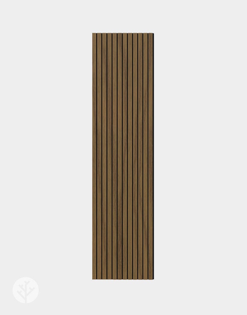 Slatpanel® Walnut Luxe Fire-Rated Acoustic Wood Wall Panel