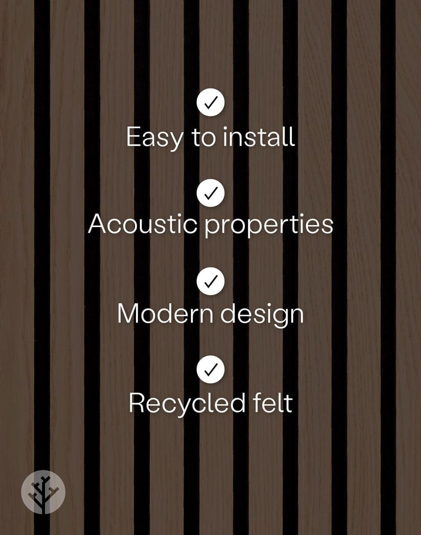 Luxury American Oak Acoustic Slat Wood Wall Panels | Original Slatpanel®