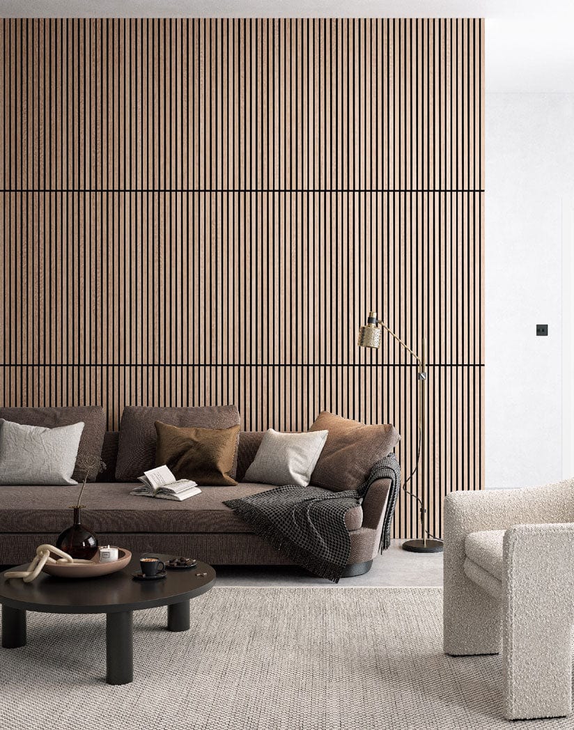 Luxury American Oak Acoustic Slat Wood Wall Panels | Original Slatpanel®