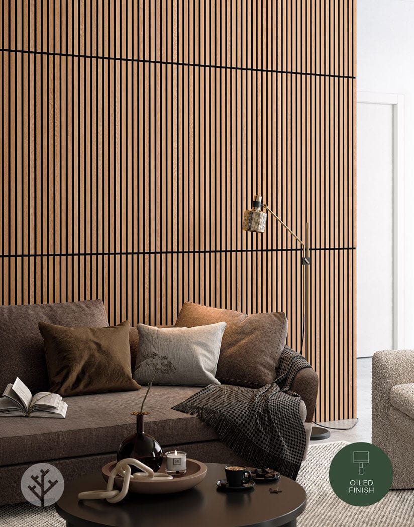 Luxury American Oak Acoustic Slat Wood Wall Panels | Original Slatpanel®