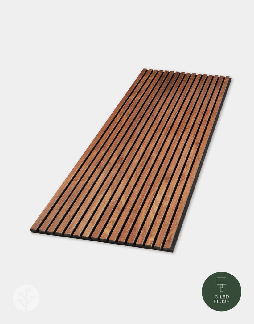 Luxury American Walnut Acoustic Slat Wood Wall Panels | Original Slatpanel®