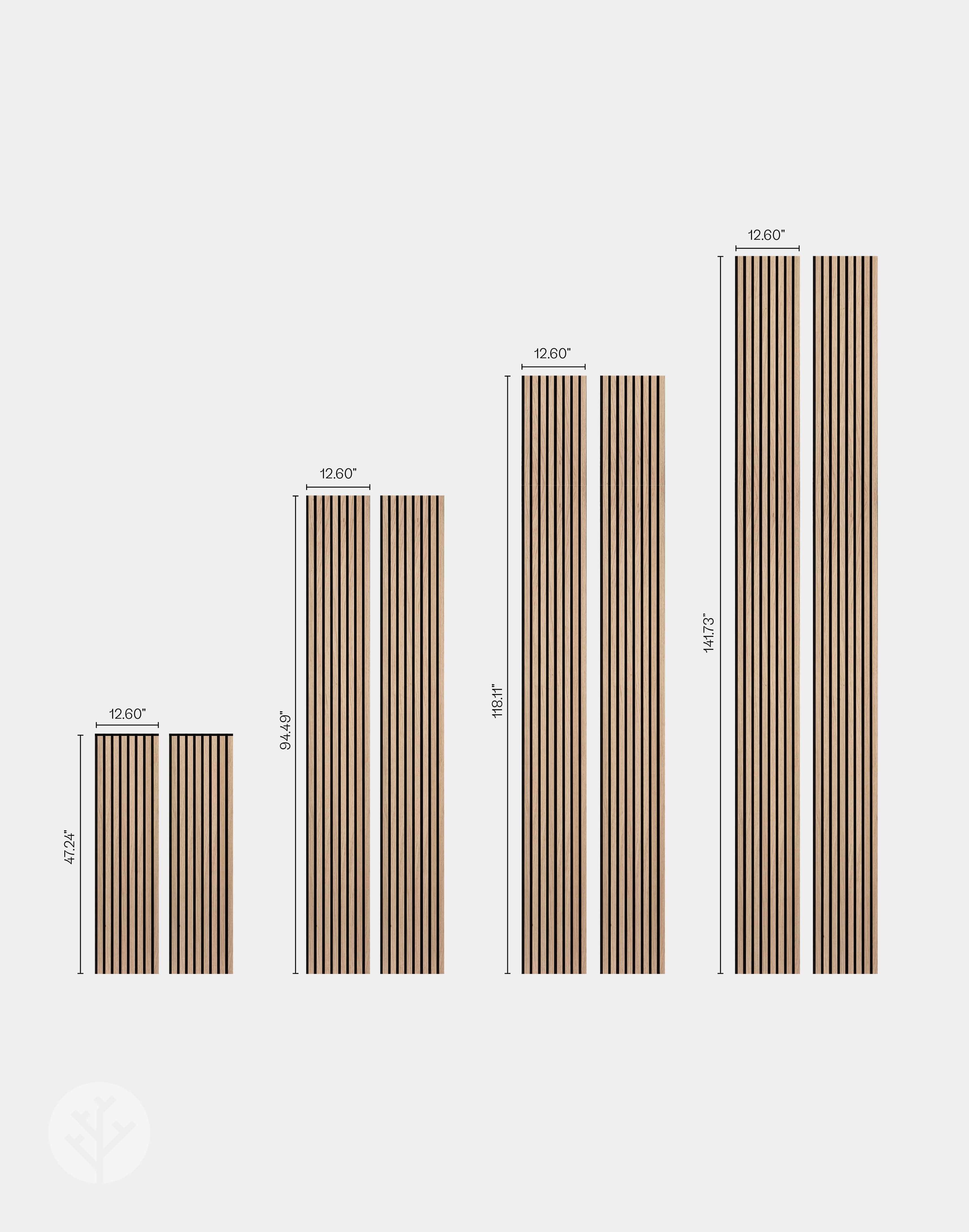 Oak Acoustic Slat Wood Wall Panels | Natural Core | Original Slatpanel®