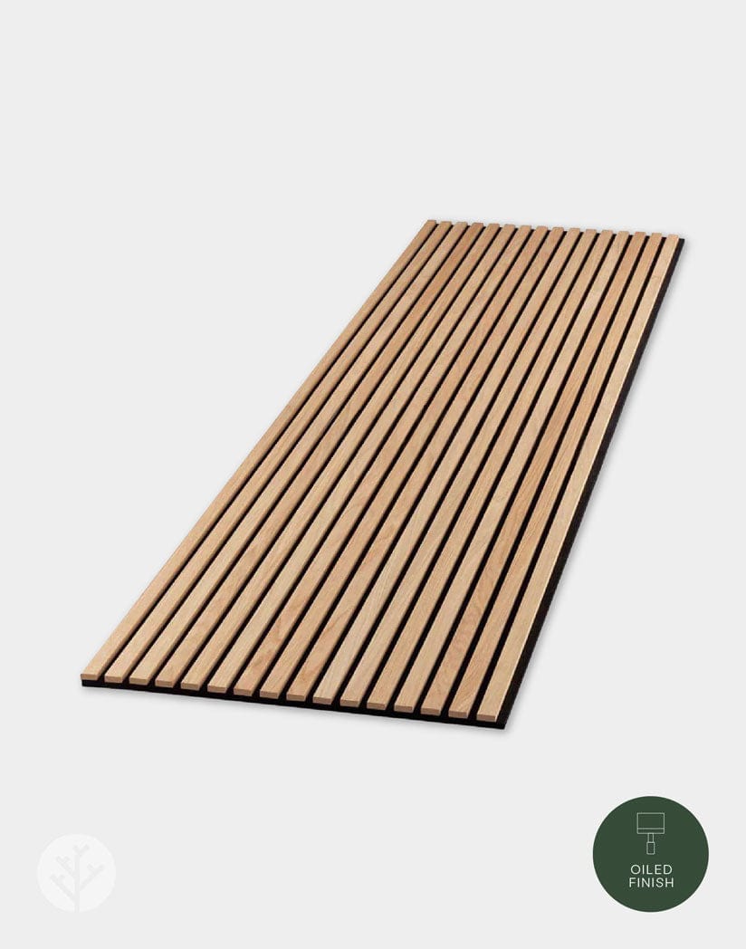 Oak Acoustic Slat Wood Wall Panels | Natural Core | Original Slatpanel®