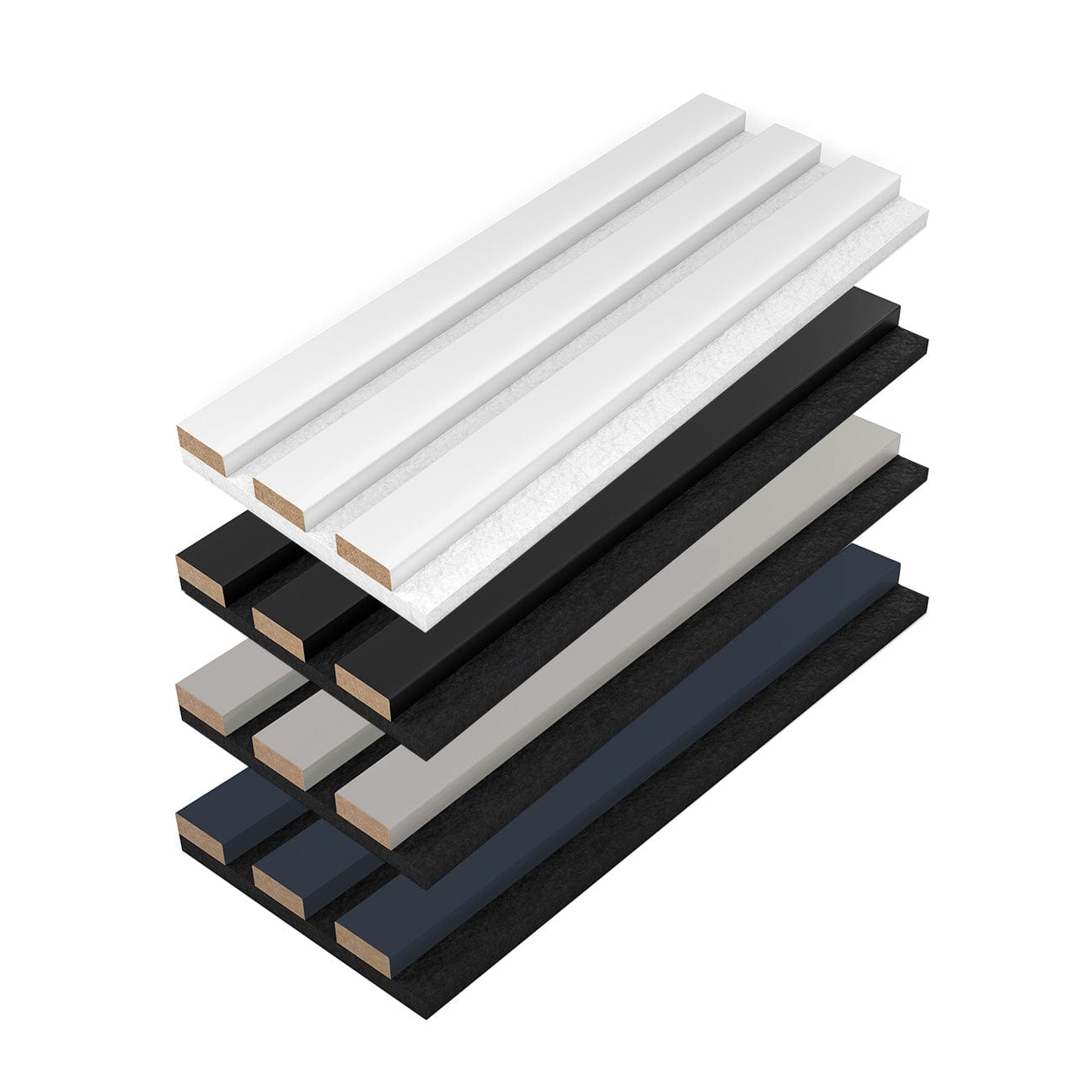 Acoustic Slat Colored Wall Panels Sample Box