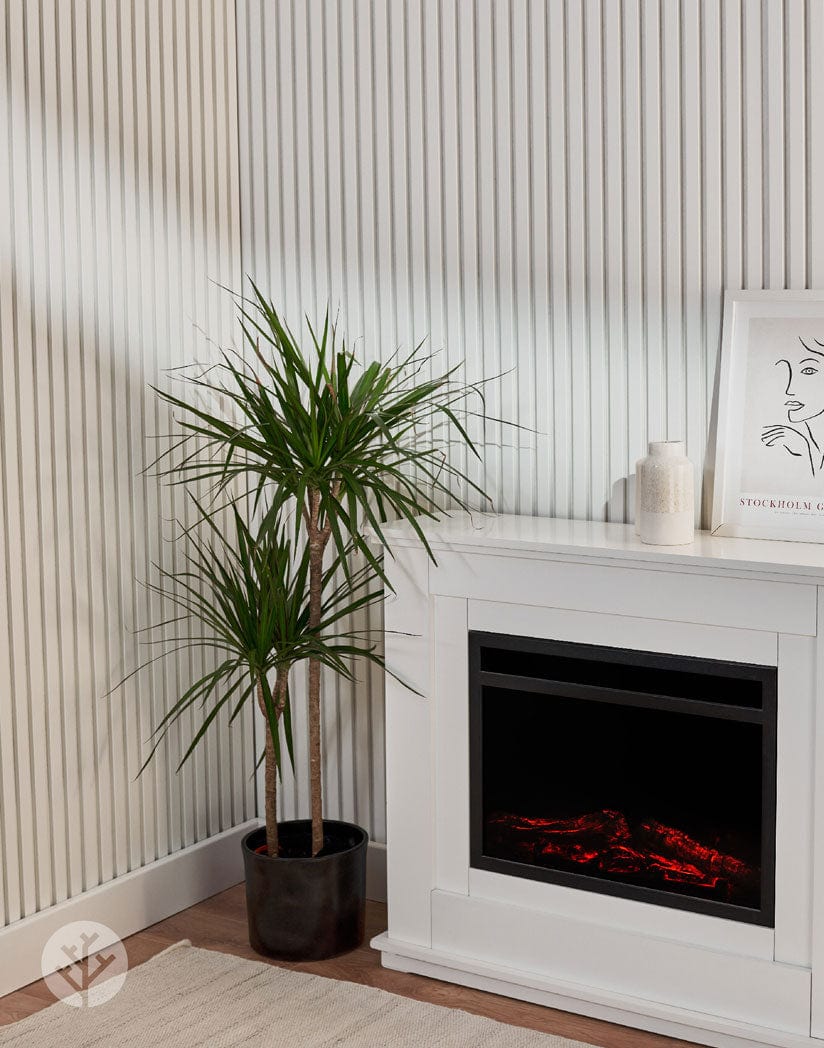 Snow White Color Matte Acoustic Slat Wall Panels | Original Slatpanel®