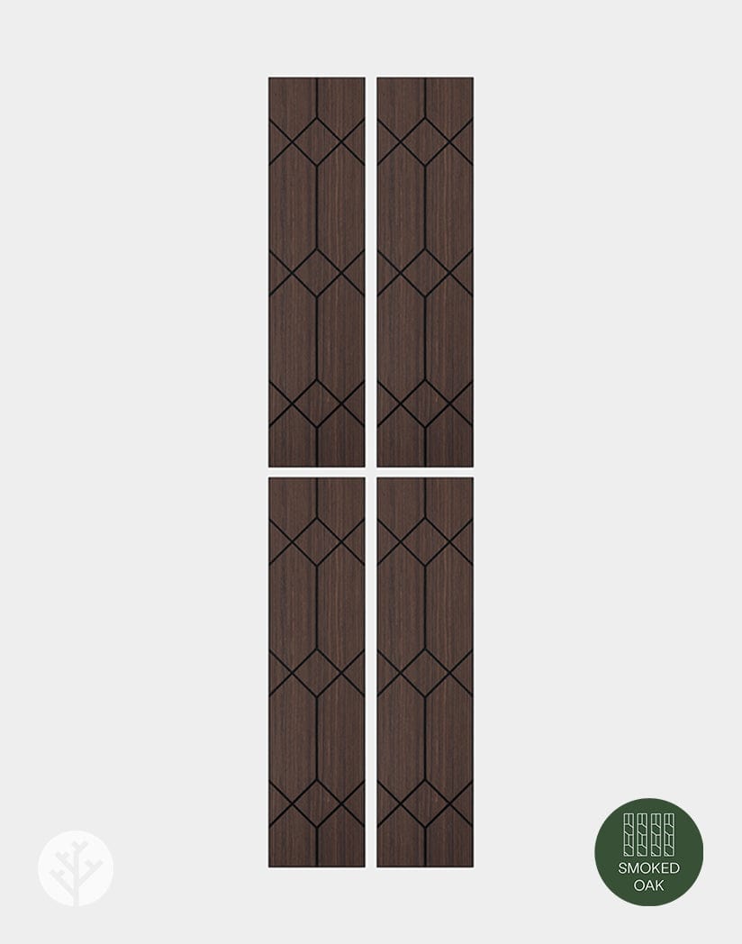 Geo-Lite Art Deco Geometric Wall Panel