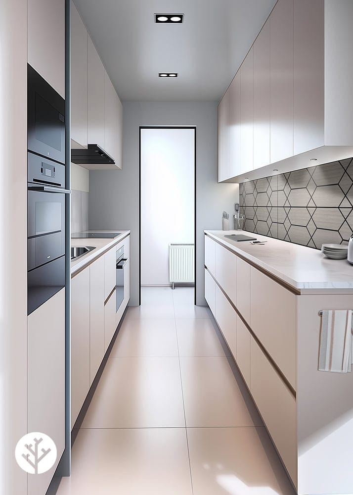 Geo-Lite Art Deco Geometric Wall Panel