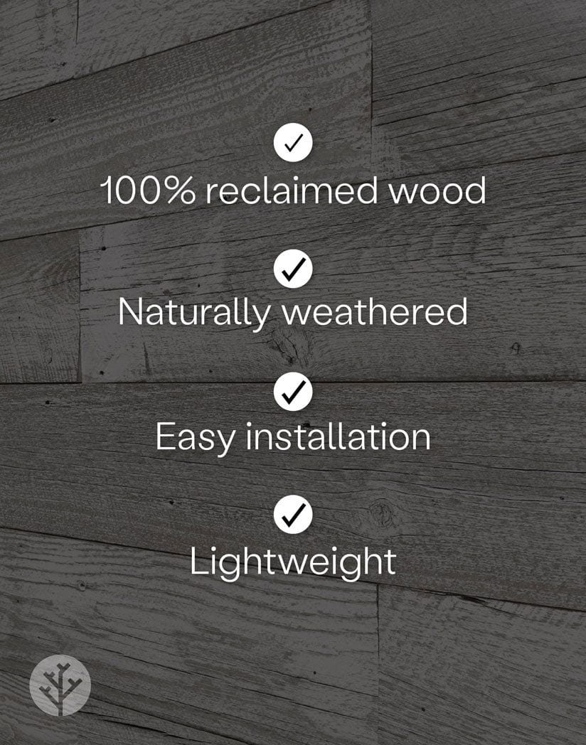 Culebra Peak White Reclaimed Wood Wall Panels