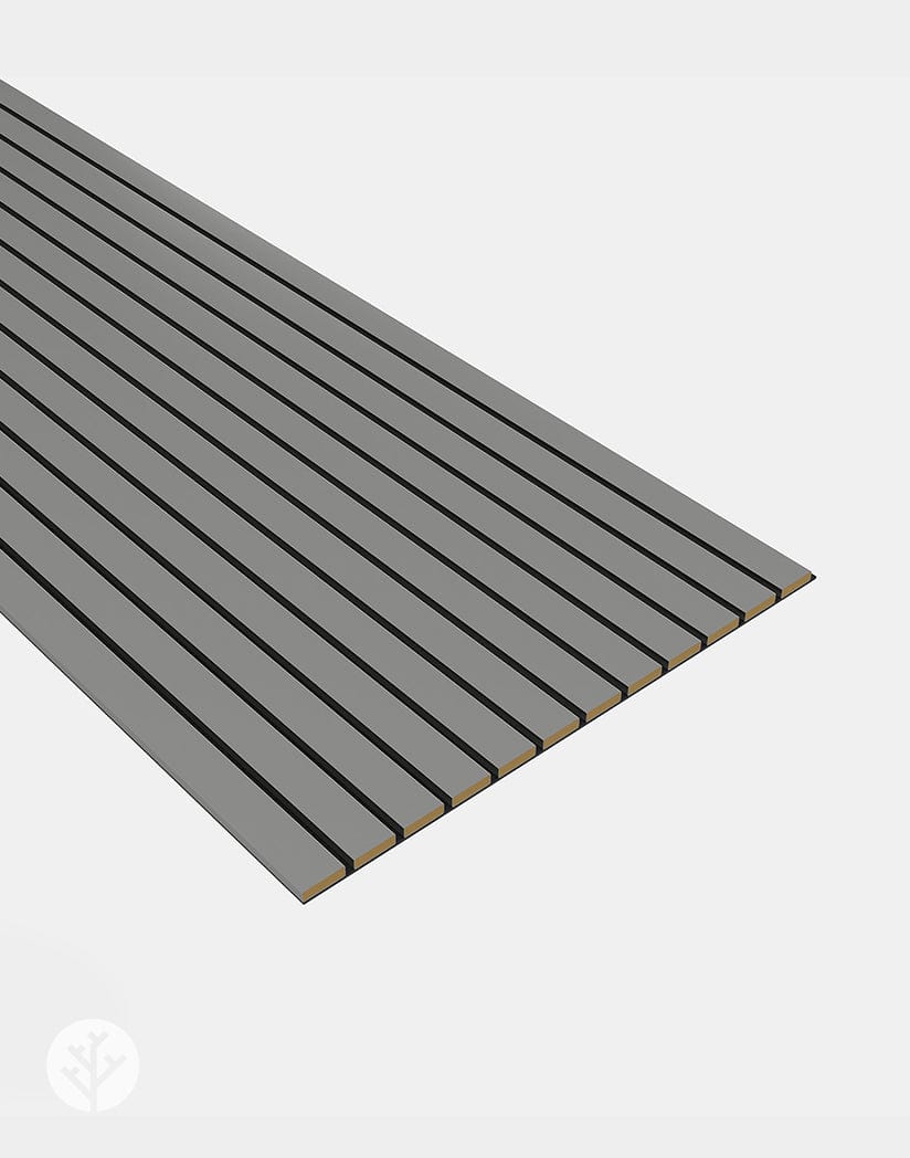 Slatpanel® Luxe Gray Wide Slat Wood Wall Panel