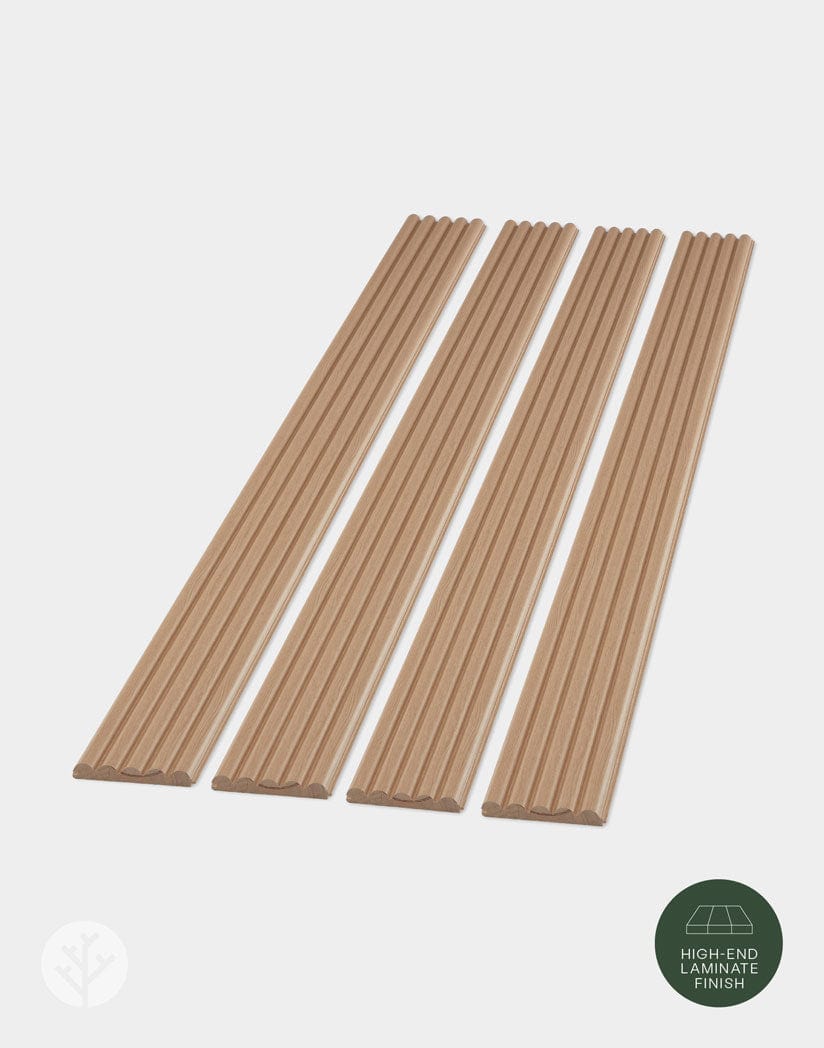 Oak Ridge Fluted Tambour Wood Effect Wall Panels