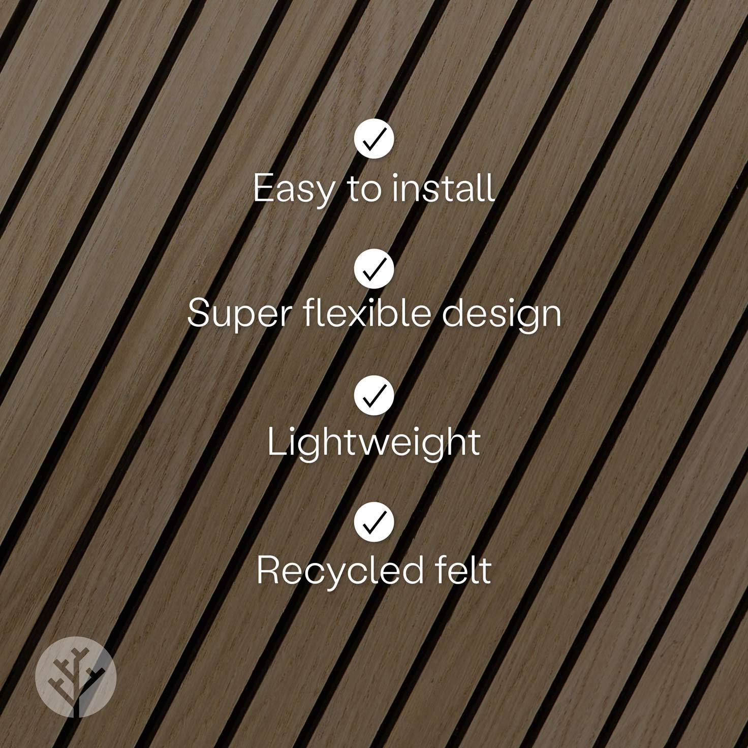 Ultraflex Lightweight Flexible Wood Wall Panel Samples | Original Slatpanel®