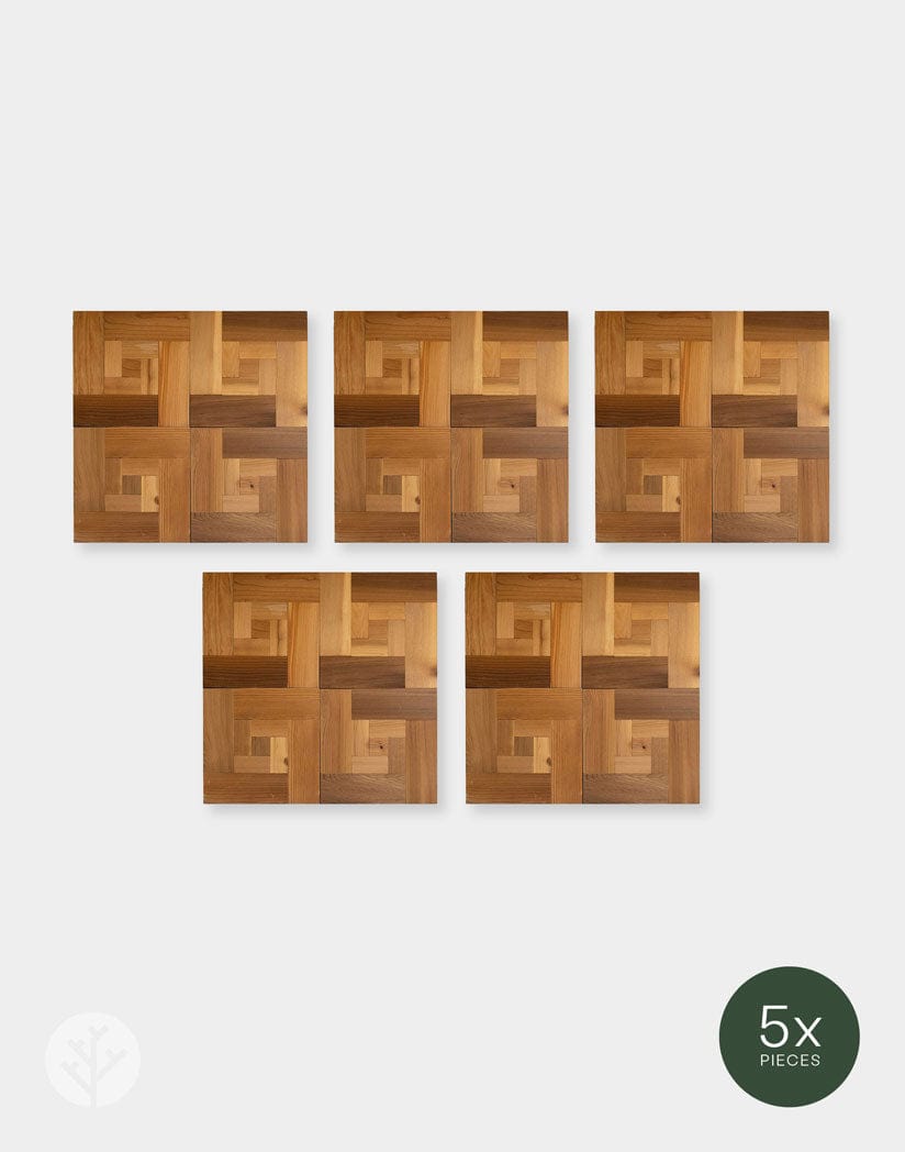 Milano Natural Wood Mosaic Tiles