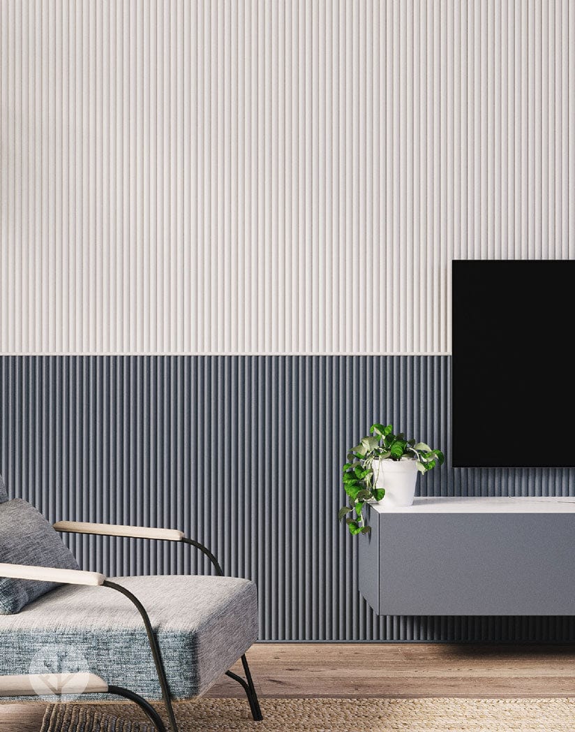 WVH® Ribbon Paintable 3D Wall Panel Trims