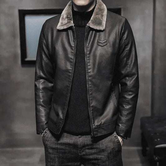 Savern Men’s Leather Jacket