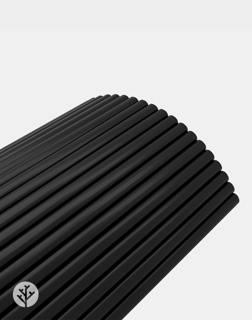 Flutto™ Black Ridge Flexible Tambour Panels