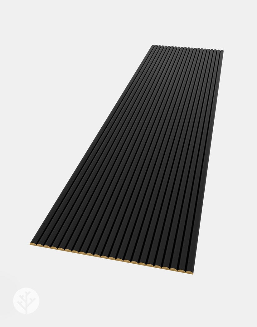 Flutto™ Black Ridge Flexible Tambour Panels