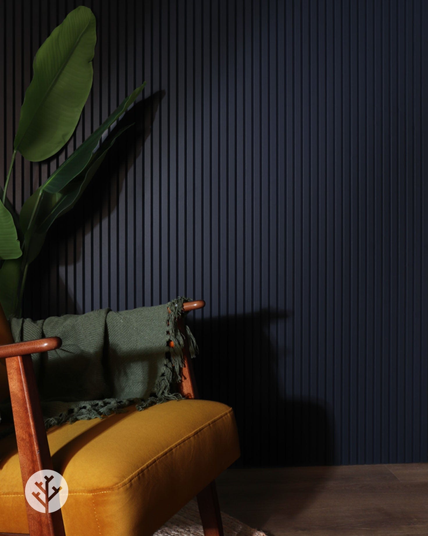 Flutto™ Blue Slat Flexible Tambour Panels