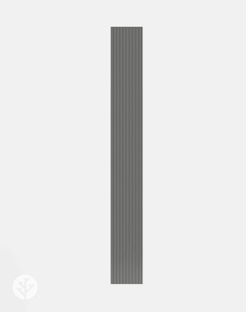 Flutto™ Gray Mini Ridge Flexible Tambour Panels