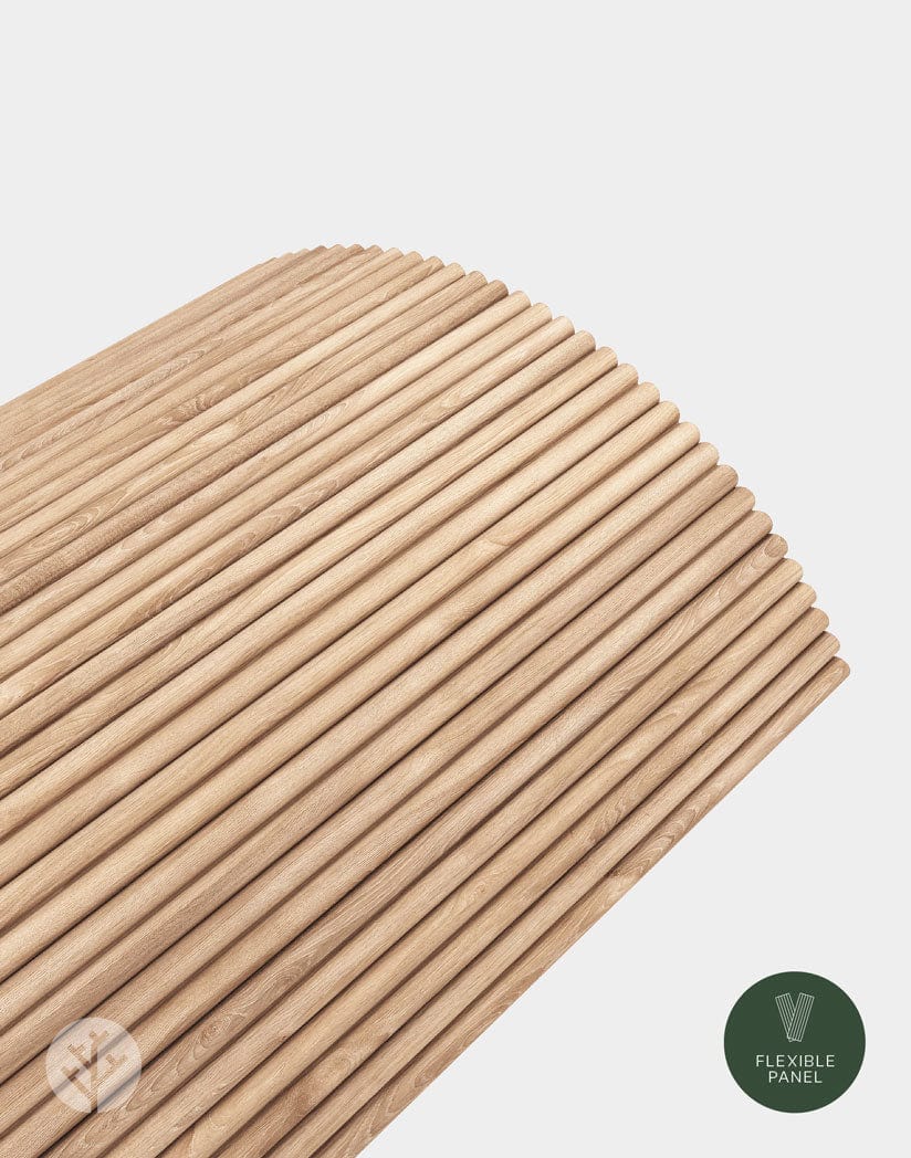 Flutto™ Oak Mini-Ridge Flexible Tambour Wood Panels