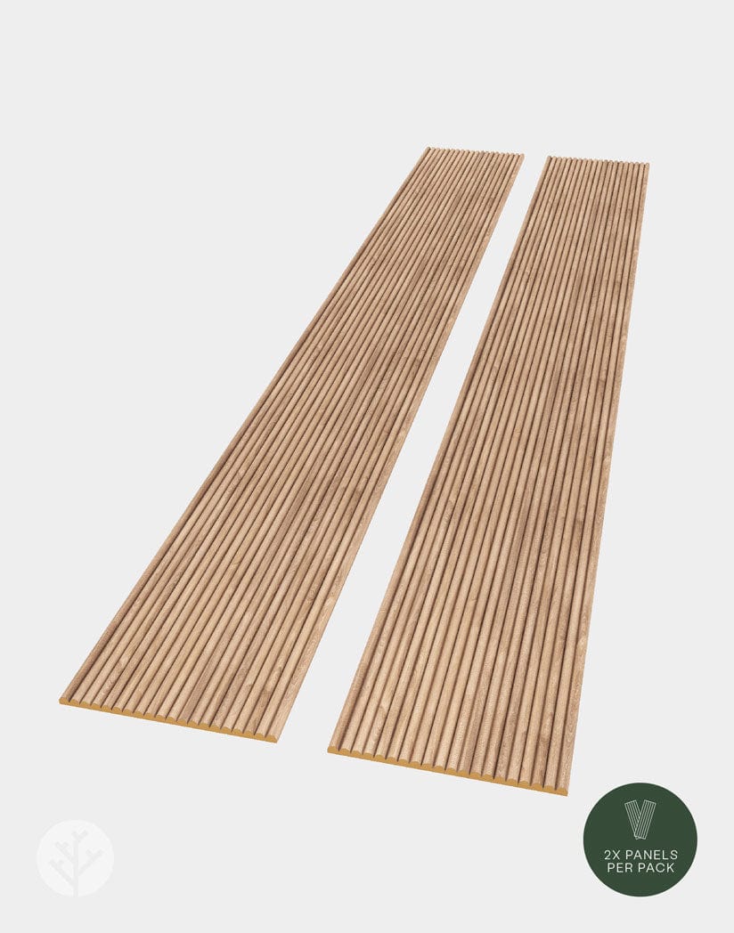 Flutto™ Oak Mini-Ridge Flexible Tambour Wood Panels