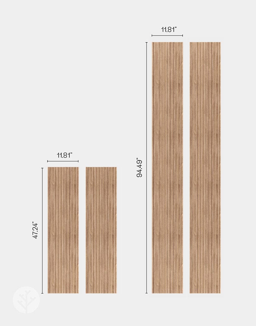 Flutto™ Oak Mini-Ridge Flexible Tambour Wood Panels
