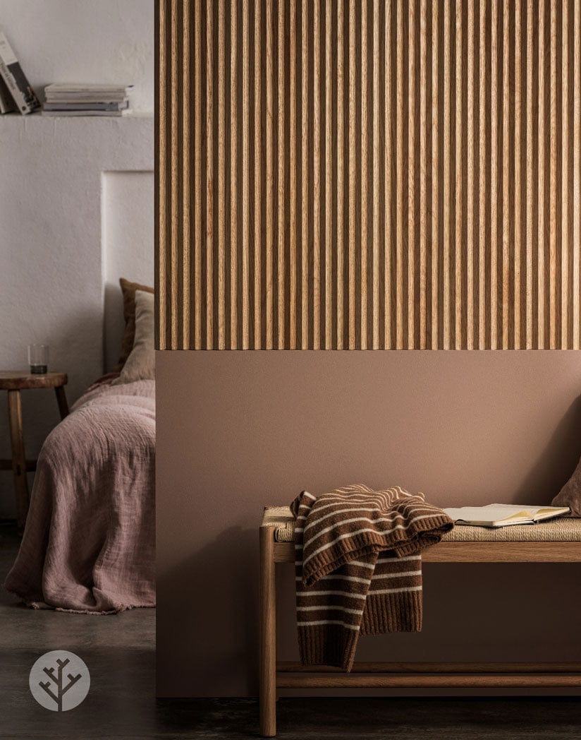 Flutto™ Oak Zigzag Flexible Tambour Wood Panels