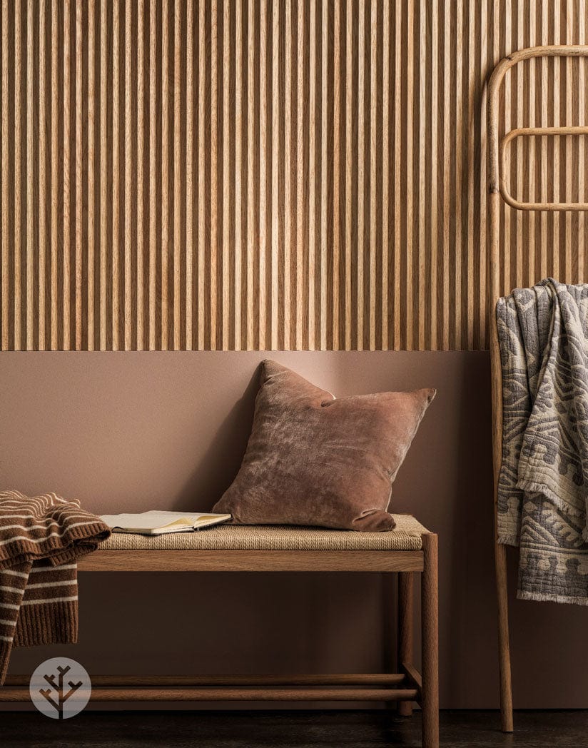 Flutto™ Oak Zigzag Flexible Tambour Wood Panels